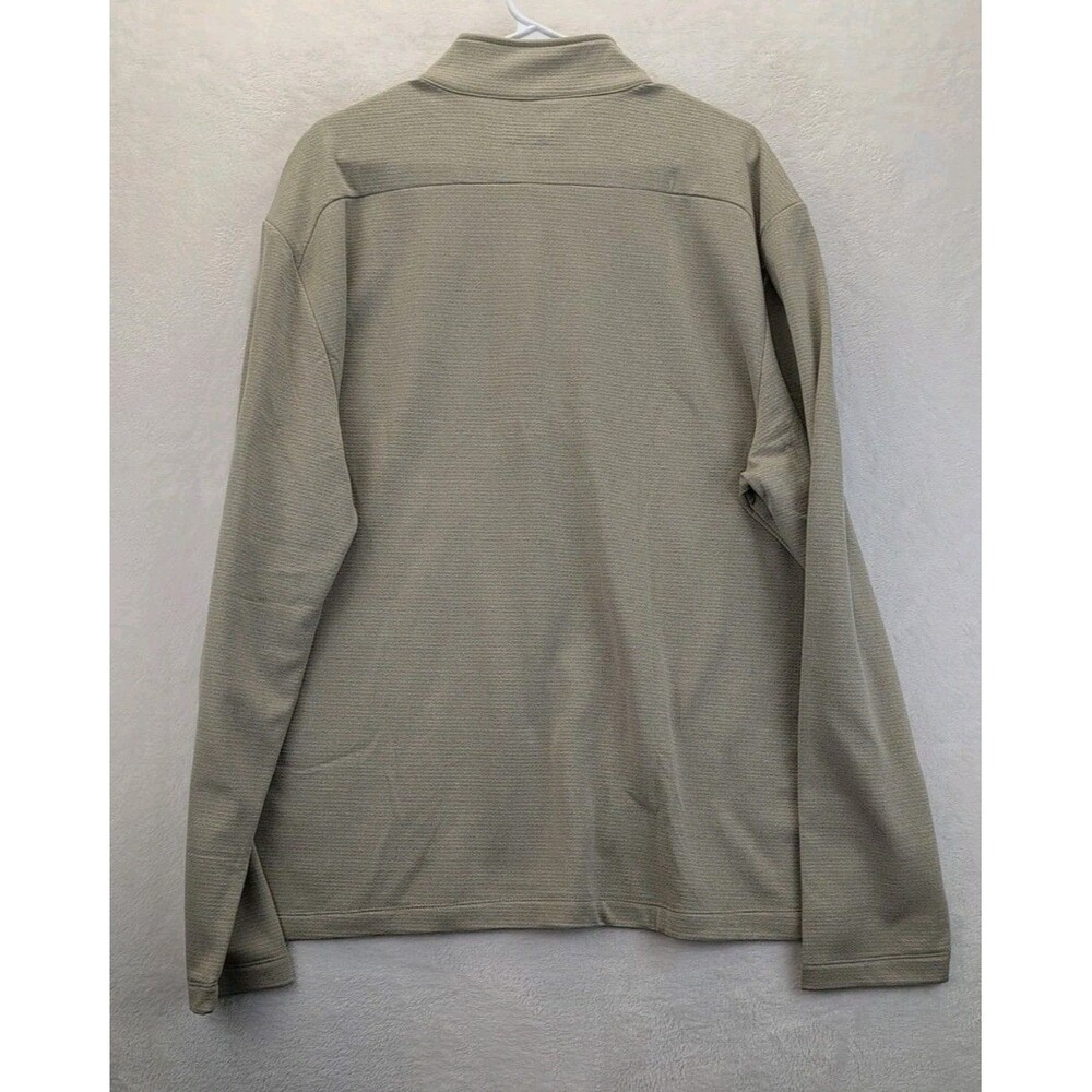 Callaway Mock Neck Long Sleeve Pullover Quarter Zip Men's Size XL Beige - Picture 12 of 13